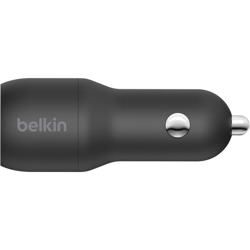 Belkin BoostCharge Dual USB-A Car Charger 24W (USB-A to Lightning Cable included) - Thumbnail 2