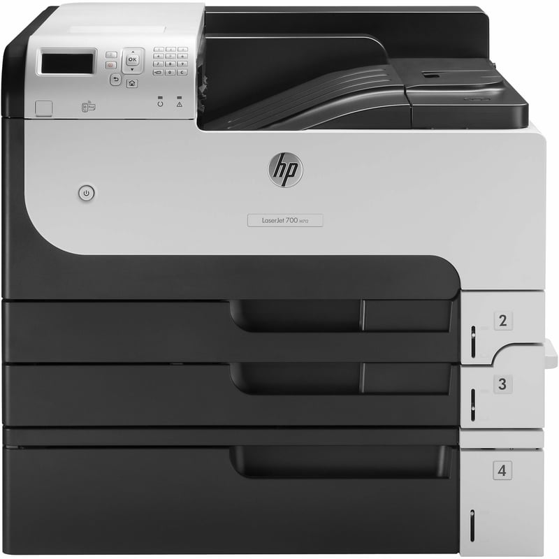 HP LaserJet 700 M712XH Desktop Laser Printer - Monochrome - Thumbnail 1