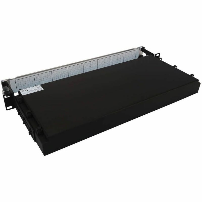 Tripp Lite by Eaton Preloaded Fiber Panel 1U - 2x (12F MTP/MPO-APC to 4x LC Duplex F/M) 8F Trunk Cables OS2 Singlemode 20 m (65.6 ft.) - Thumbnail 2