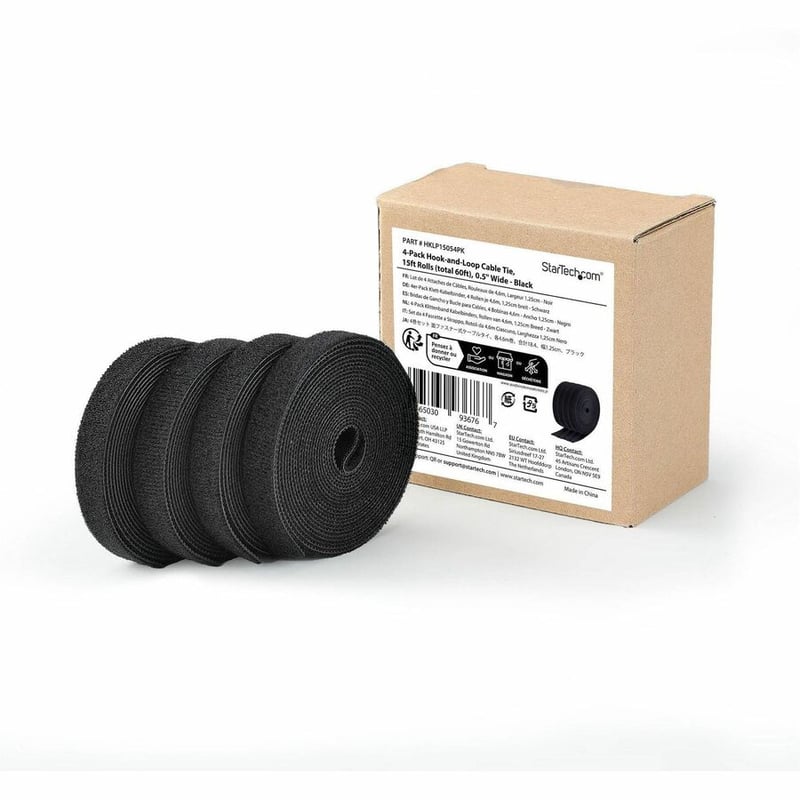 60 FT. CUT-TO-SIZE HOOK AND LOOP CABLE TIE - 0.5IN WIDE - Thumbnail 5