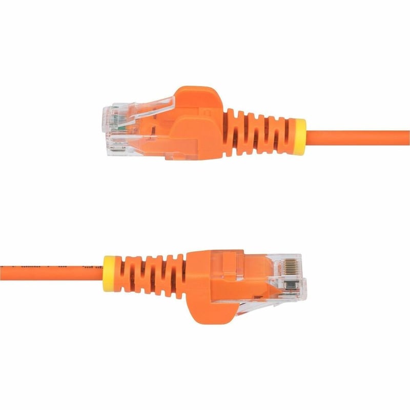 SLIM CAT6 CABLE ORANGE LSZH SLIM SNAGLESS RJ45 UTP PATCH CABLE