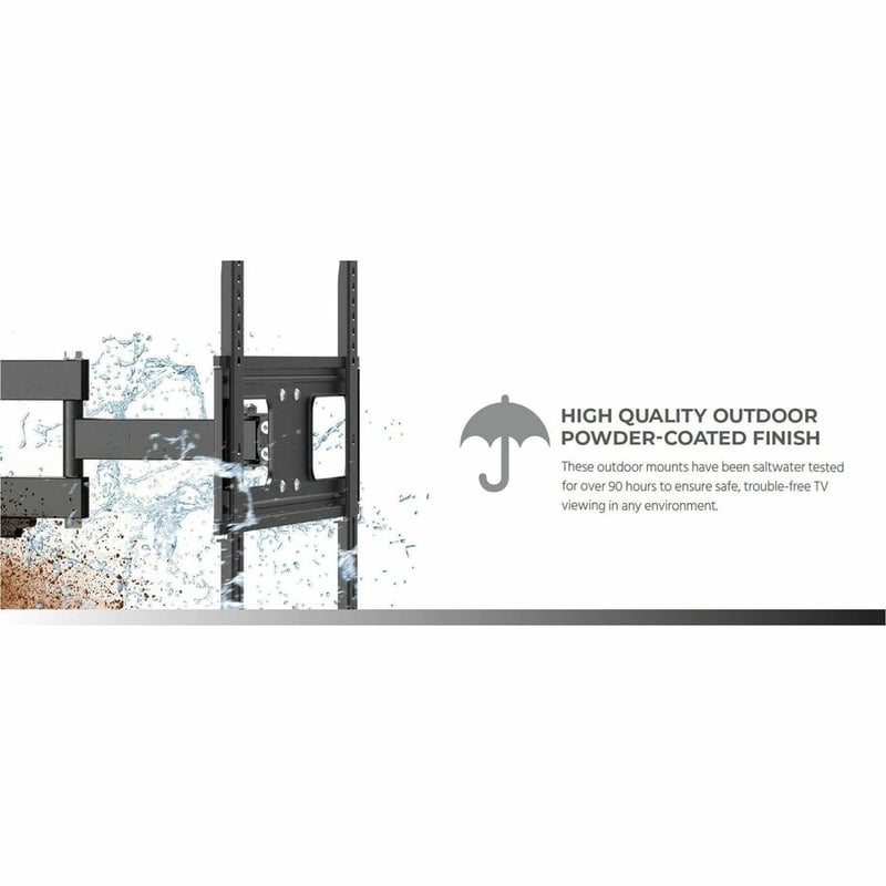 MONOPRICE EZ SERIES OUTDOOR FULL MOTION TV WALL MOUNT BRACKET FOR LED TVS 32IN T