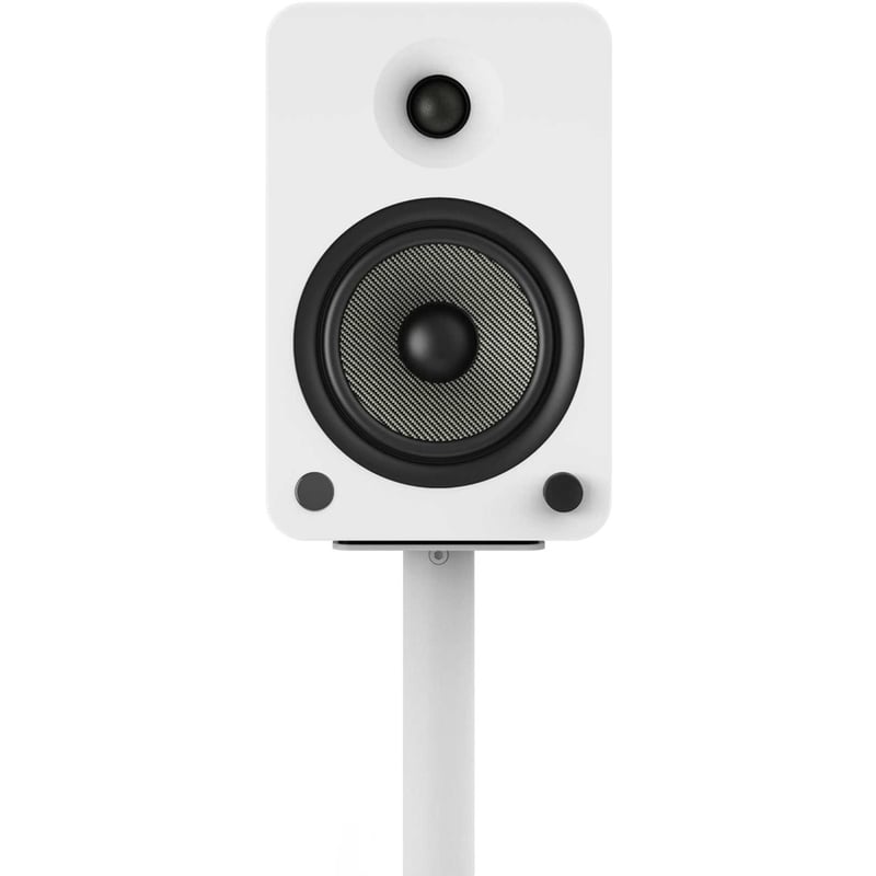 Kanto SP26PLW 26" Bookshelf Speaker Floor Stands, White - Thumbnail 3