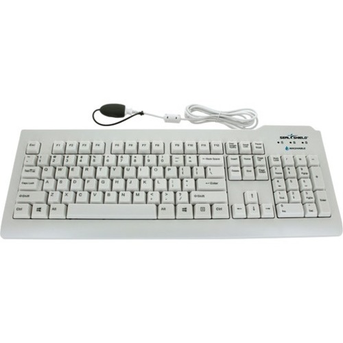 SEAL SHIELD SILVER SEAL KEYBOARD UNIVERSAL USB QWERTY US - Thumbnail 1