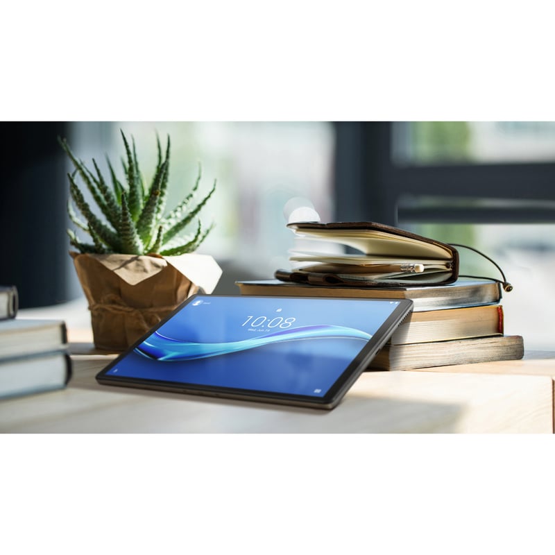 Lenovo Smart Tab M10 TB-X606FA Tablet - 10.3" WUXGA - 4 GB - 64 GB Storage - Android 9.0 Pie - Platinum Gray