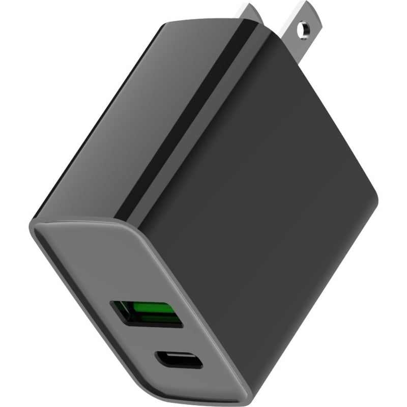 4XEM 20W Dual USB Wall Charger - Black - Thumbnail 4