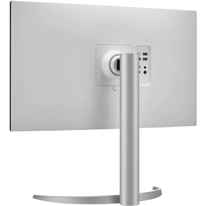 LG 27BP85UN-W 27" Class 4K UHD Gaming LCD Monitor - 16:9 - Silver, Black, White