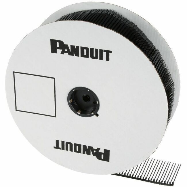 Panduit Dome-Top BT1.5M-XMR30 Reel-Fed Cable Tie, Black, High Heat PA6.6, PK5000, 5.6"L