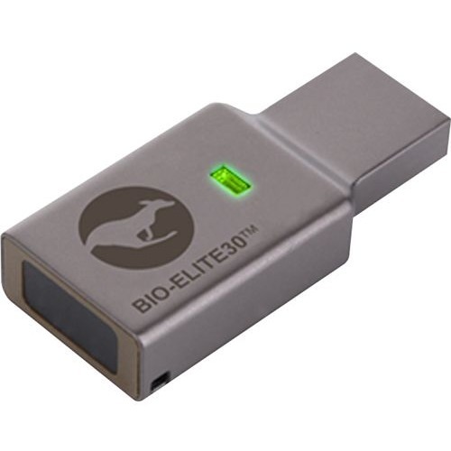 Kanguru Defender Bio-Elite30™ Fingerprint Hardware Encrypted USB Flash Drive 64GB - Thumbnail 1