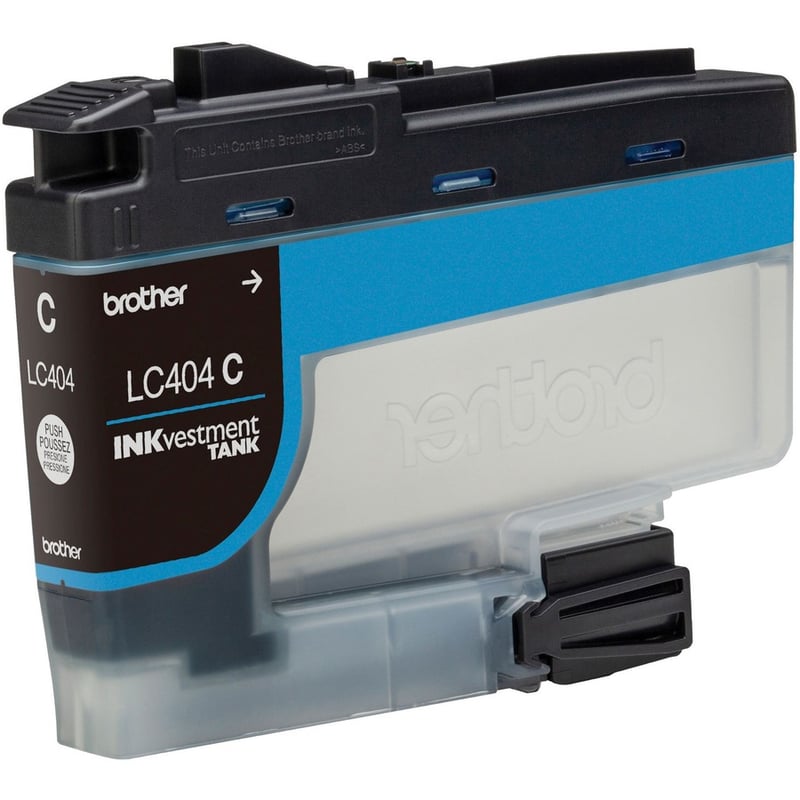 Brother INKvestment LC404C Original Standard Yield Inkjet Ink Cartridge - Single Pack - Cyan - 1 Each - Thumbnail 5