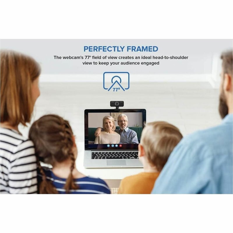 Creative Live! Cam Sync 1080p V2 Webcam - 2 Megapixel - 30 fps - Black - USB 2.0 - 1 Pack(s) - Thumbnail 3
