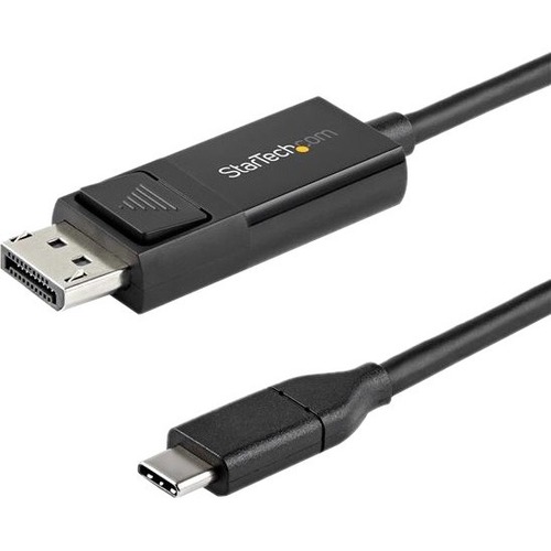 StarTech.com 6ft (2m) USB C to DisplayPort 1.2 Cable 4K 60Hz - Reversible DP to USB-C / USB-C to DP Video Adapter Monitor Cable HBR2/HDR - Thumbnail 1