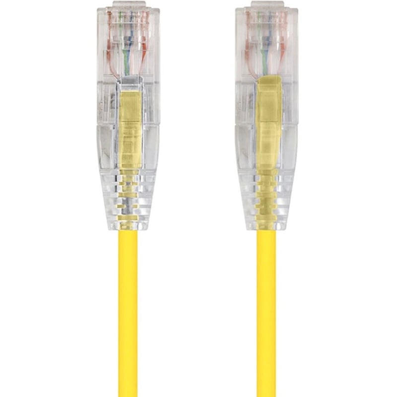 SLIMRUN CAT6 UTP CABLE-5FT YELLOW