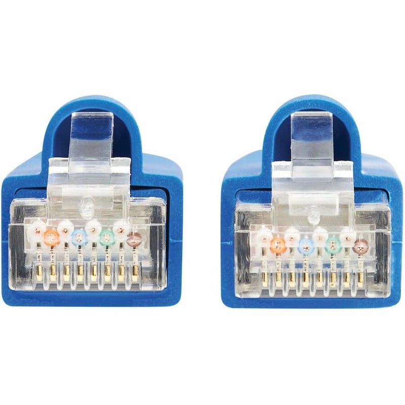 Eaton Tripp Lite Series Cat8 40G Snagless SSTP Ethernet Cable (RJ45 M/M), PoE, Blue, 1 ft. (0.3 m) - Thumbnail 2