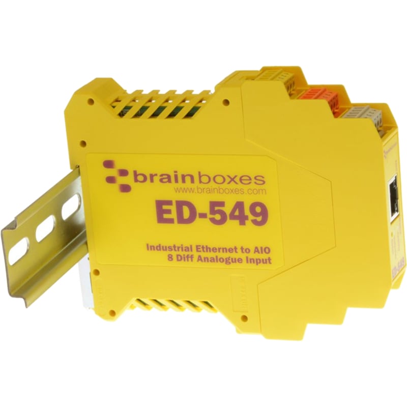 Brainboxes - Ethernet to 8 Analogue Inputs + RS485 Gateway - Thumbnail 3