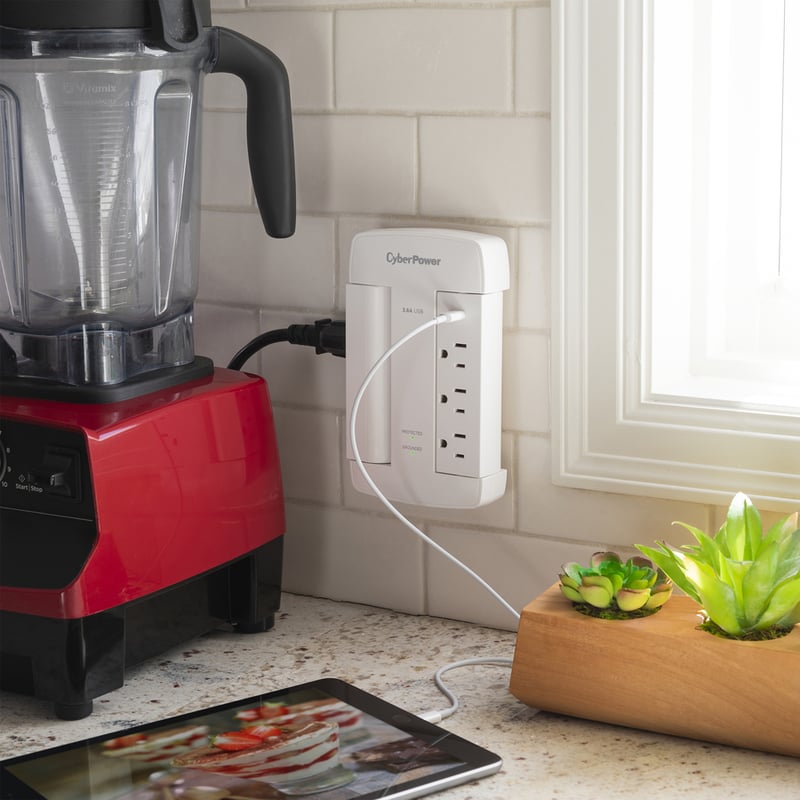CyberPower CSP600WSURC5 Professional 6 - Outlet Surge with 900 J - Thumbnail 3