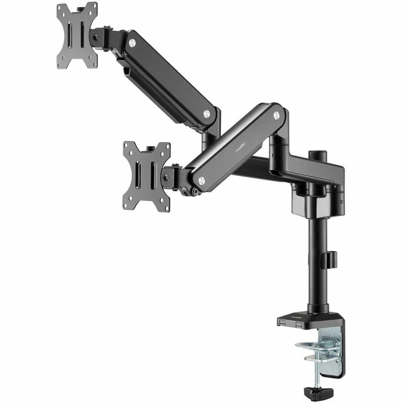 Rocstor ErgoReach Mounting Arm for LED Display, LCD Display, Monitor - Matt Black - Landscape/Portrait - Thumbnail 2