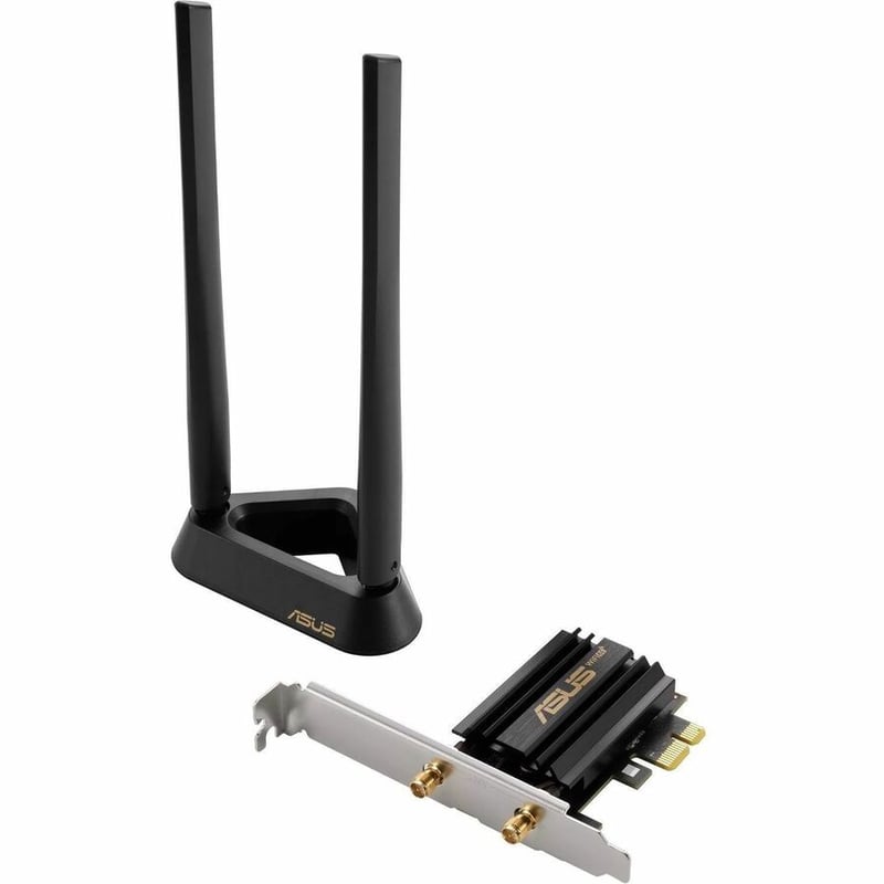 Asus PCE-AXE59BT IEEE 802.11 a/b/g/n/ac/ax Bluetooth 5.2 Wi-Fi/Bluetooth Combo Adapter for Computer - Thumbnail 3