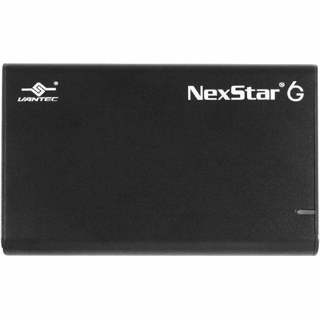 Vantec NexStar 6G NST-268S3-BK Drive Enclosure SATA/600 - USB 3.2 (Gen 1) Type Micro-B Host Interface - UASP Support External - Black - Thumbnail 1