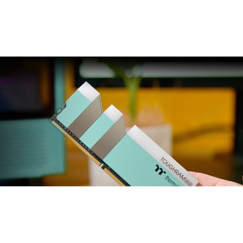 Thermaltake TOUGHRAM RGB Memory DDR4 3600MHz 16GB (8GB x2)-Turquoise
