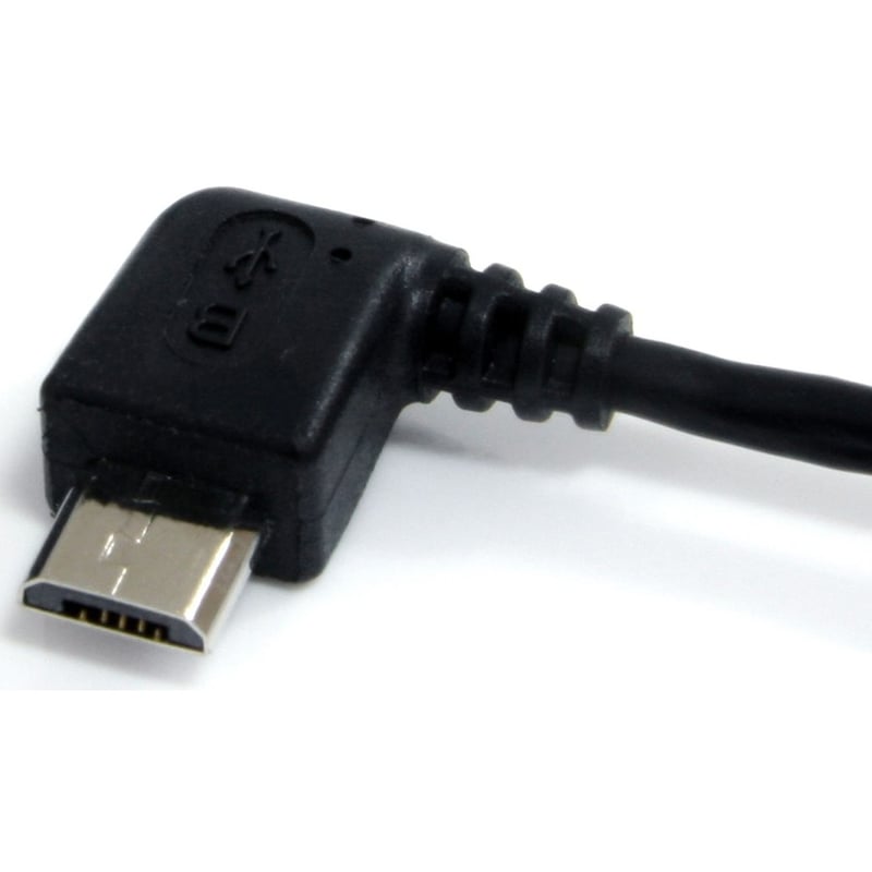 StarTech.com 6 ft Micro USB Cable - A to Left Angle Micro B - Thumbnail 2