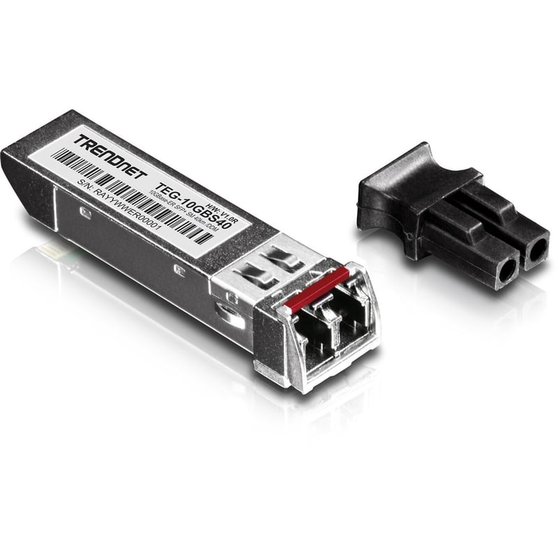TRENDnet SFP to RJ45 10GBASE-ER SFP+ Single Mode LC Module; TEG-10GBS40; Up to 40 km (24.9 Miles); Hot Pluggable SFP+ Transceiver; 1550nm Wavelength; 3.3 V Power Supply; Lifetime Protection - Thumbnail 4