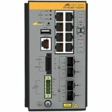 8X 10/100/1000T 2X 100/1000X SFP 2X 1/10G SFP+ INDUSTRIAL ETHE - Thumbnail 3