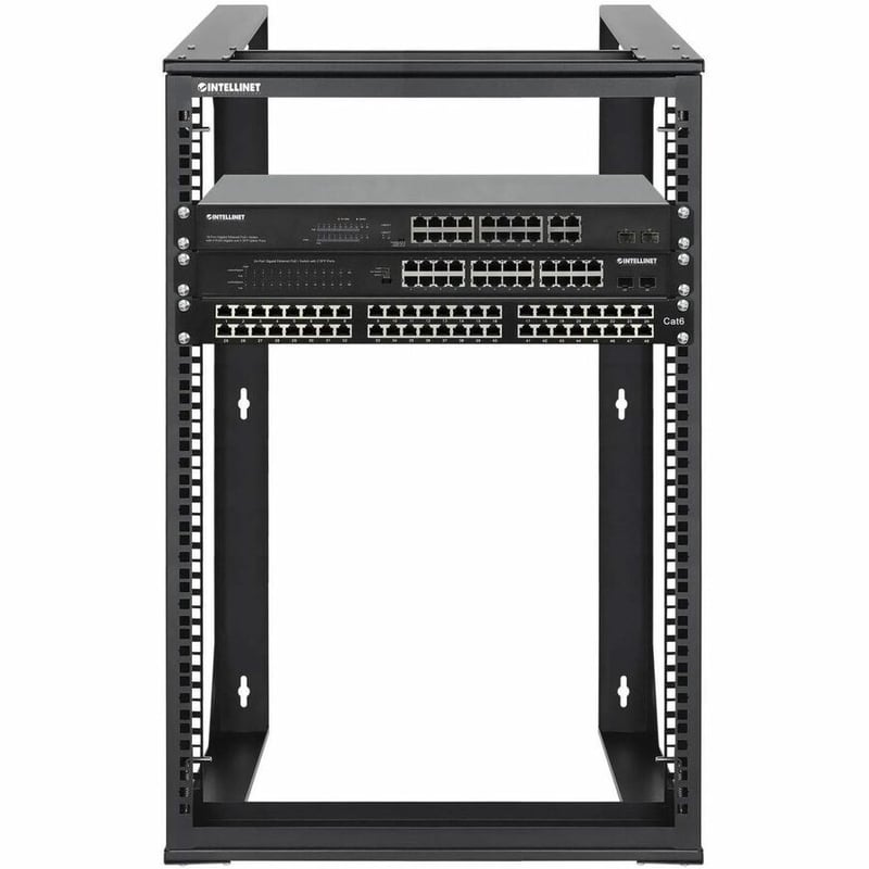HINGED SWING FRAME, 450 MM (17.7 IN.) DEPTH, FLAT PACK, BLACK RAL 9004 - Thumbnail 5