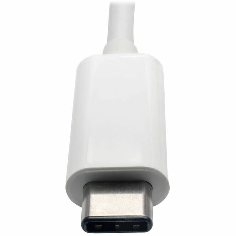 Tripp Lite by Eaton USB-C Multiport Adapter DVI USB 3.x (5Gbps) Hub Port Gbe and PD Charging White - Thumbnail 5
