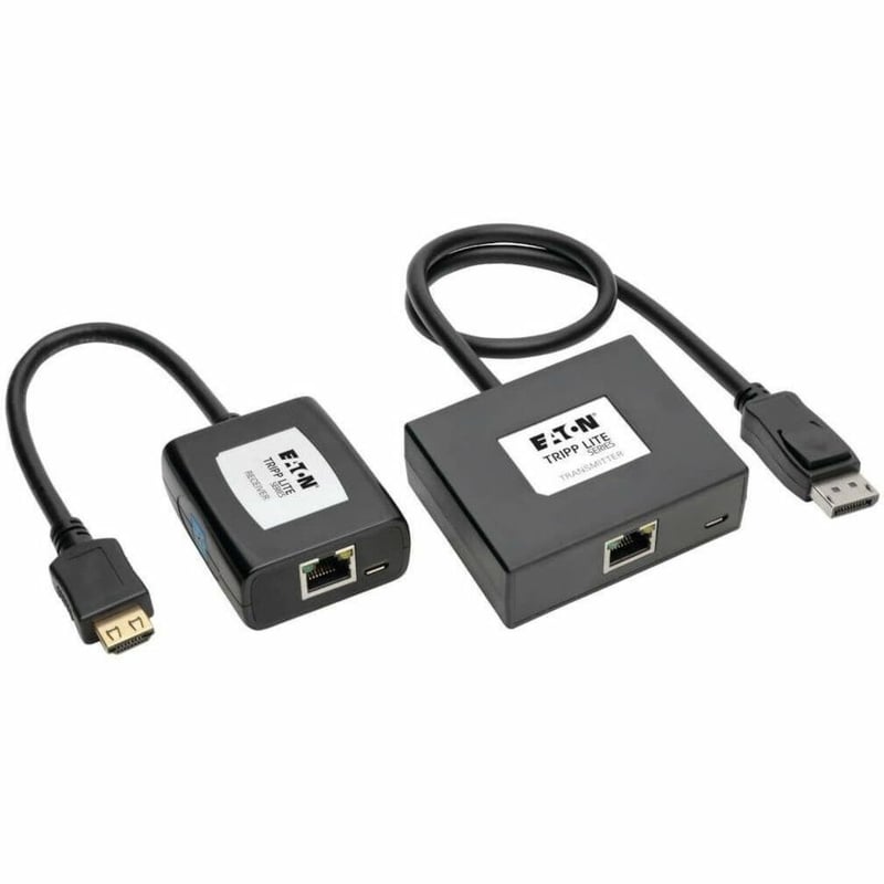 Tripp Lite by Eaton DisplayPort to HDMI over Cat5/6 Active Extender Kit Pigtail Transmitter/Receiver for Video/Audio 150 ft. (45 m) TAA - Thumbnail 1