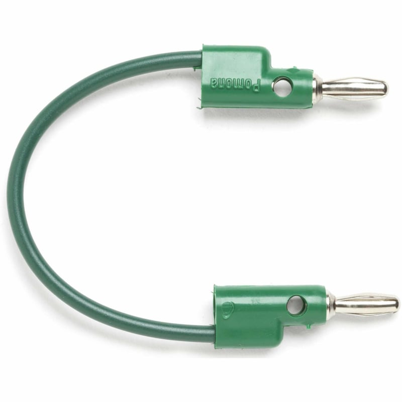 Pomona Banana Plug Patch Cord (Green)
