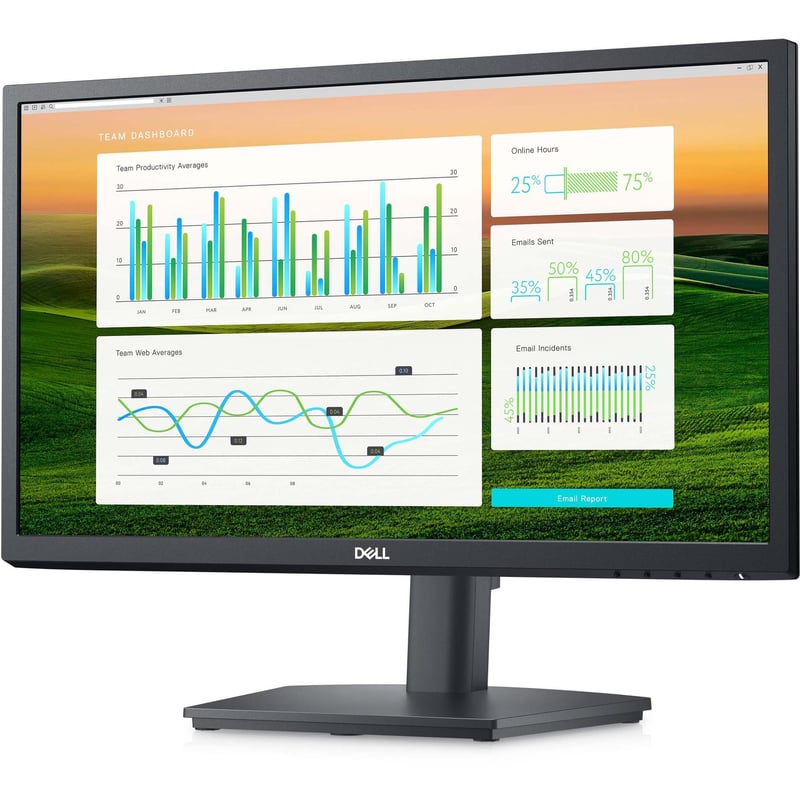 Dell E2222HS 22" Class Full HD LCD Monitor - 16:9 - Black - Thumbnail 1