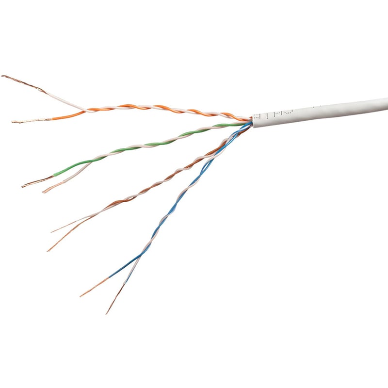 SLIMRUN CAT6 UTP CABLE-2FT WHITE - Thumbnail 3