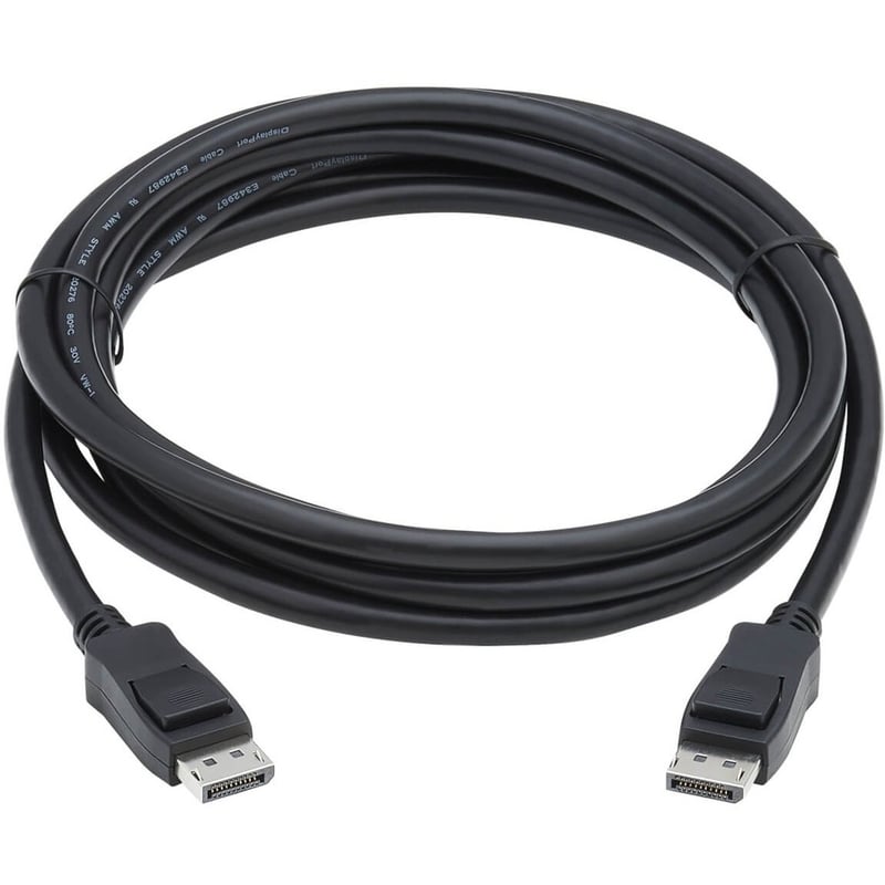 Eaton Tripp Lite Series DisplayPort 1.4 Cable with Latching Connectors, 8K (M/M), Black, 10 ft. (3.1m) - Thumbnail 2