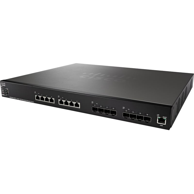 CISCOSG550XG-8F8T16PRT10GSTACKABLEMANAGED SW REMANUFACTURED - Thumbnail 1