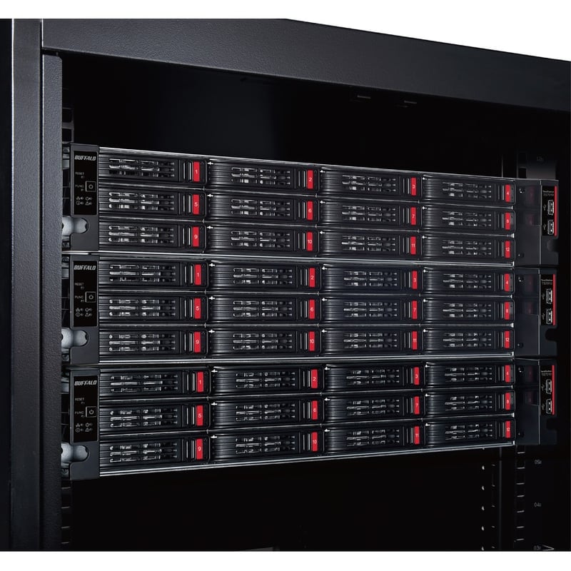 BUFFALO TeraStation 12-Bay 71210 240TB (12x20TB) High-Performance Rackmount NAS Hard Drives Included - Thumbnail 3