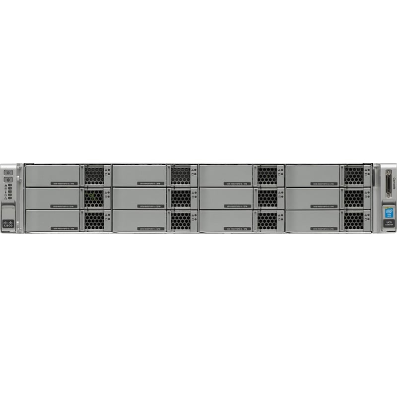Cisco C240 M4 2U Rack Server - 2 Xeon E5-2680 v4 2.40 GHz - 256 GB RAM - 19.20 TB HDD - (16 x 1.2TB) HDD Configuration - Serial ATA/600 Controller - Thumbnail 2