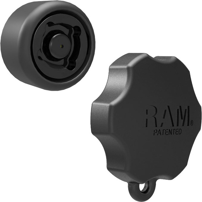 RAM Mounts Pin-Lock Security Knob with 4-Pin Pattern for B Size Socket Arms - Thumbnail 1