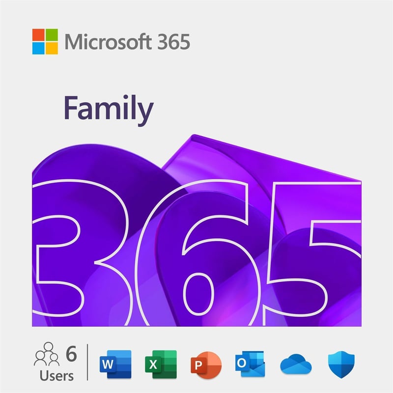 Microsoft 365 Family AllLng Sub PKL 15Mo Onl USOnly DwnLd C2R Extra Time - Thumbnail 1