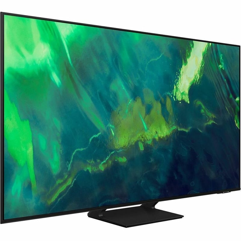 Samsung Q7DA QN55Q7DAAF 54.6" Smart LED-LCD TV 2021 - 4K UHDTV - Black - Thumbnail 1