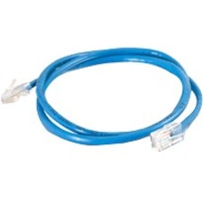 Quiktron Q-Series Patch Cords, CAT6, Non-Booted, Blue, 7 FT