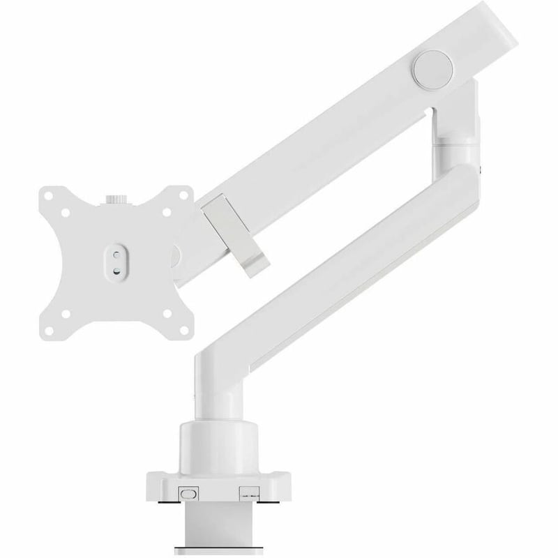 SINGLE MONITOR MOUNT (WHITE) ARTICULATING SPRING ARM - Thumbnail 4
