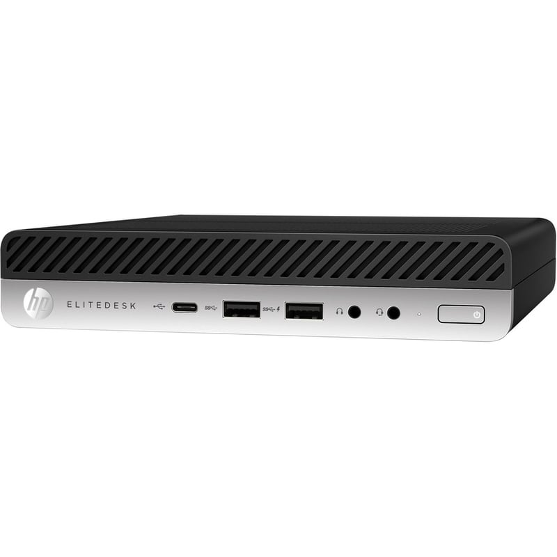 HP EliteDesk 800 G5 Desktop Computer - Intel Core i5 9th Gen i5-9600T - 8 GB - 256 GB SSD - Desktop Mini - Thumbnail 2