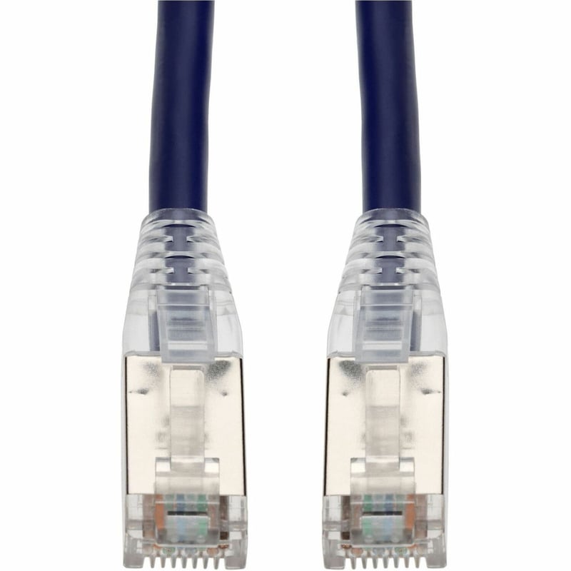 AddOn 50ft Purple CAT 6 Shielded PVC Ethernet Cable Snagless Easy Clear Boot TAA RJ-45 M/M - Thumbnail 1