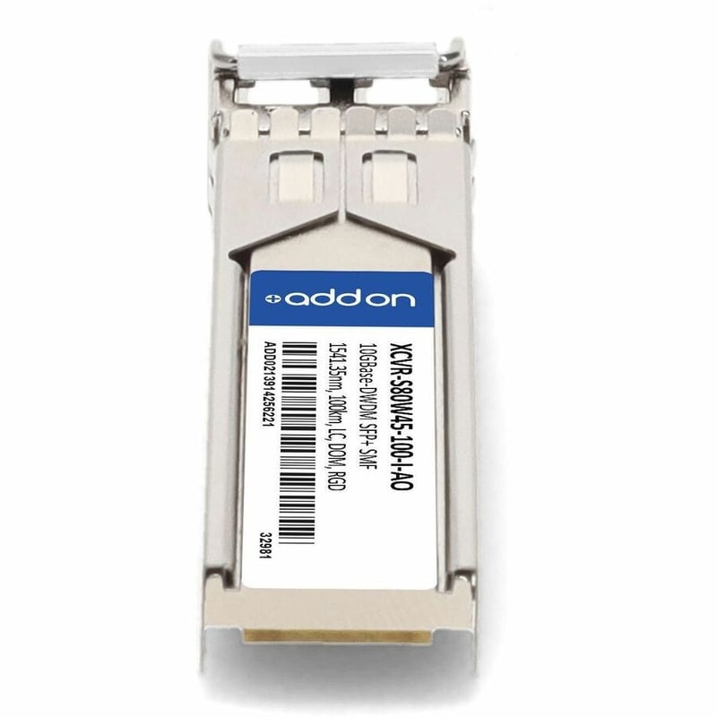 AddOn Ciena® XCVR-S80W45-100-I Compatible TAA 10GBase-DWDM SFP+ Transceiver C-Band 100GHz (SMF, 1541.35nm, 100km, LC, DOM, -40 to 85C) - Thumbnail 4