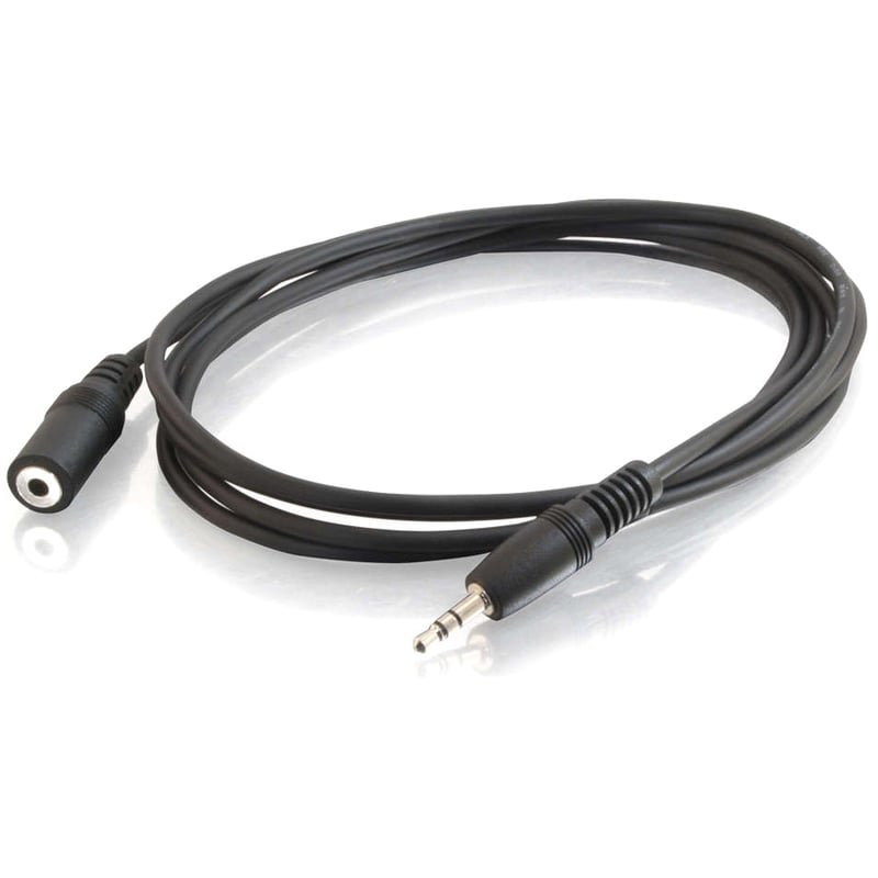 C2G 6ft 3.5mm Stereo Extension Cable - M/F - Thumbnail 2