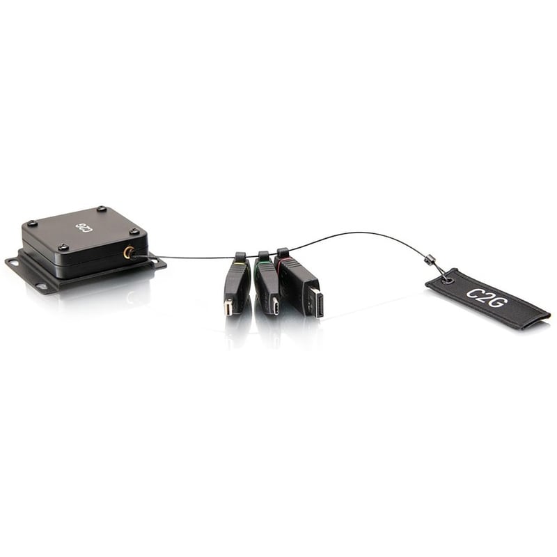 C2G 4K HDMI Retractable Universal Adapter Mount with Color Coded Connectors - Thumbnail 1