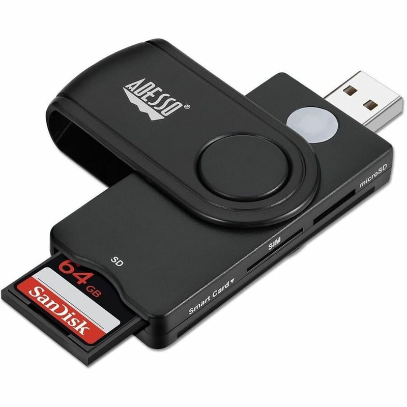SMART CARD READER SUPPORTS TF SMART CARD SD CARD - Thumbnail 3