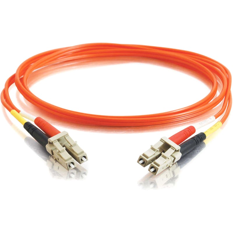 1M FIBER OPTIC MMF LC/LC 62.5/125 DUPLEX PVC PATCH CORD - Thumbnail 2