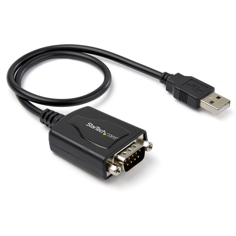 StarTech.com USB to Serial Adapter - 1 Port - COM Port Retention - Texas Instruments TIUSB3410 - USB to RS232 Adapter Cable - Thumbnail 1